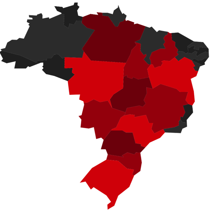 Haiduck - Mapa de onde atuamos